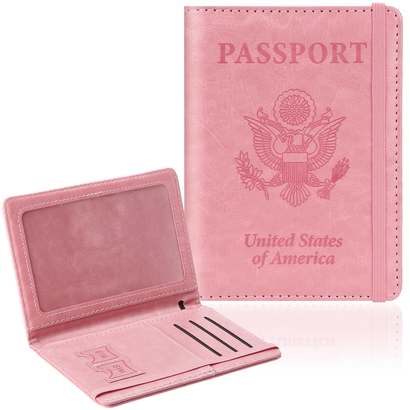 Women'S Accessories Wallet - 旅行用パスポートホルダー、RFIDパスポートカバーケース、パスポートウォレット、女性用旅行必需品アクセサリー、ドキュメントオーガナイザー