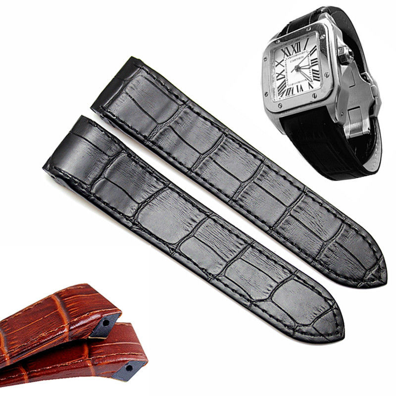 Women'S Accessories Cartier - 男性と女性のための本革ストラップ,ユニセックスバンダナ100,防水,20mm,23mm
