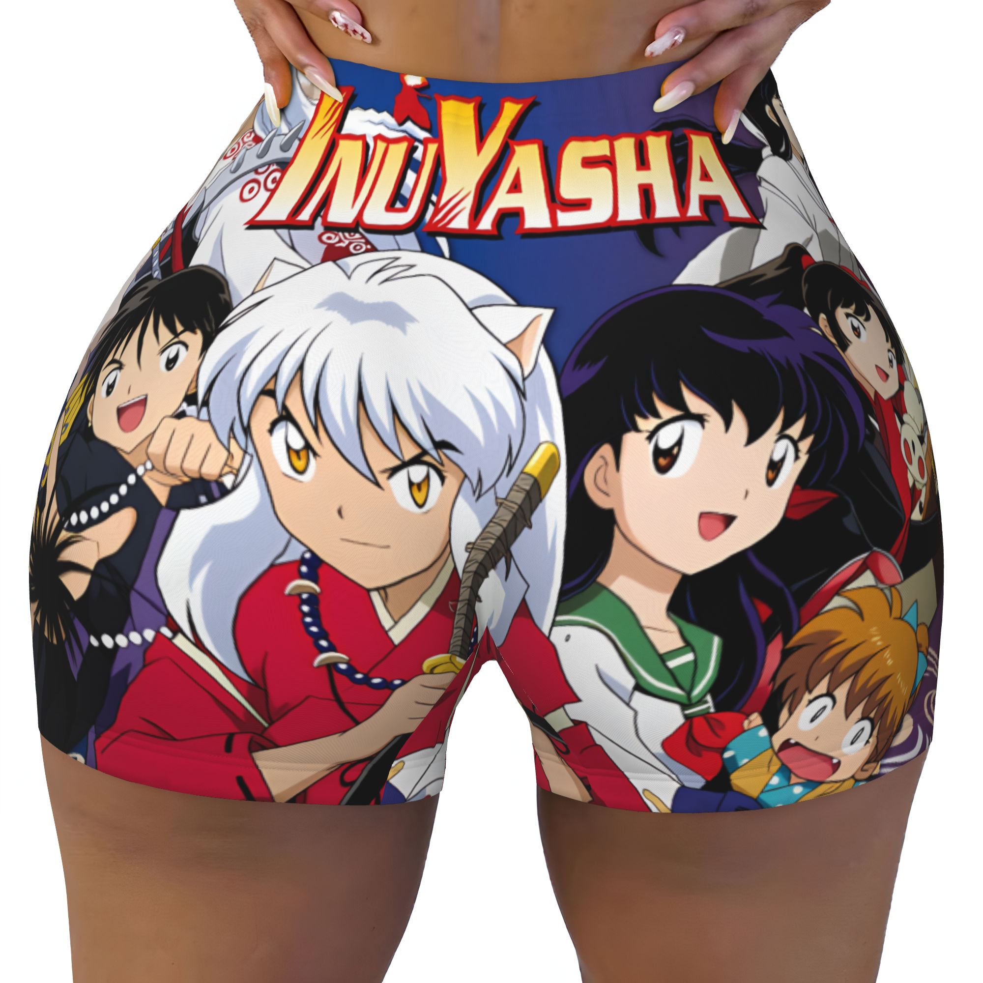 Women'S Volleyball Accessories - 犬夜叉、弥勒、珊瑚、時透、きらら、ジム、バレーボール、女性用バイカーショーツ、かごめ、ひぐらし、殺生丸、菊京、ワークアウト、ヨガショーツ