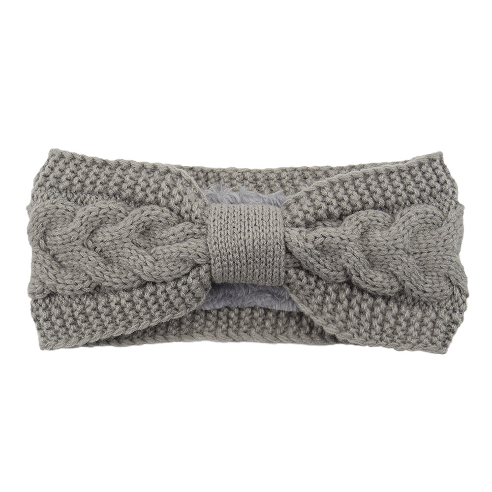 新しいファジーフリース裏地ヘッドバンド女性のためのソリッドツ - Women'S Yoga Accessories のレビューと価格