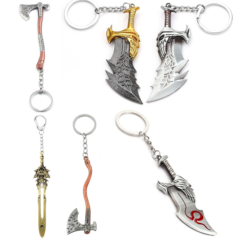 ゴッド・オブ・ウォー4 クレイトスの剣 キーホルダー ペンダ - Women Accessories Chain のレビューと価格