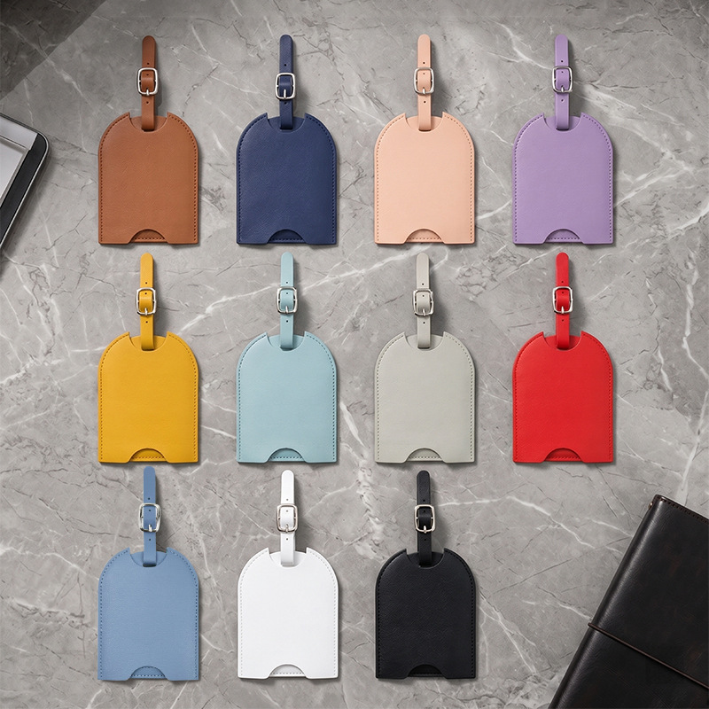 男性女性 PU レザーかわいい荷物タグスーツケースアドレスラ - Women Accessories Name のレビューと価格