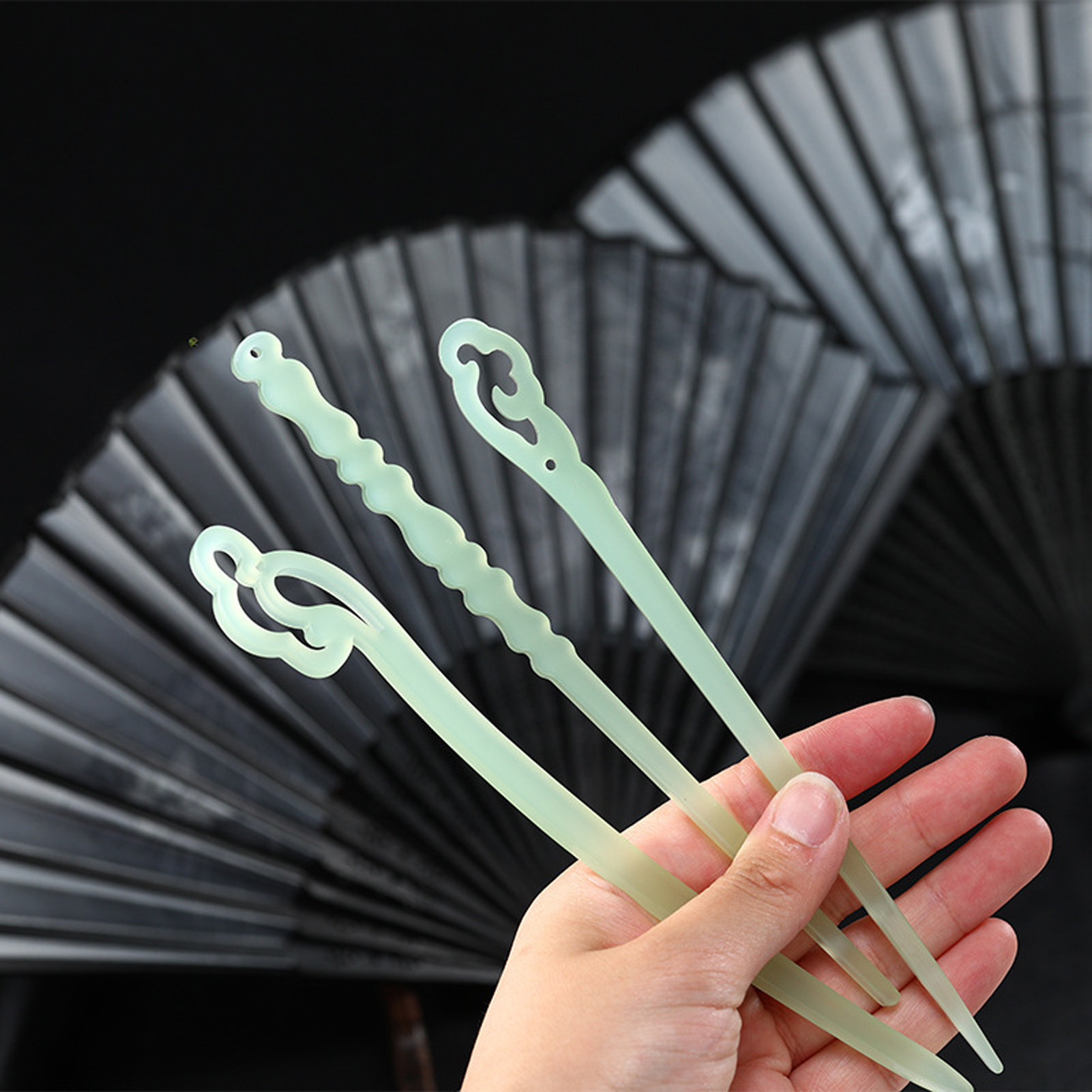 ヴィンテージフレンチヘアスティックアセテート酸ヘアピンサイド - Women Accessories Holder のレビューと価格