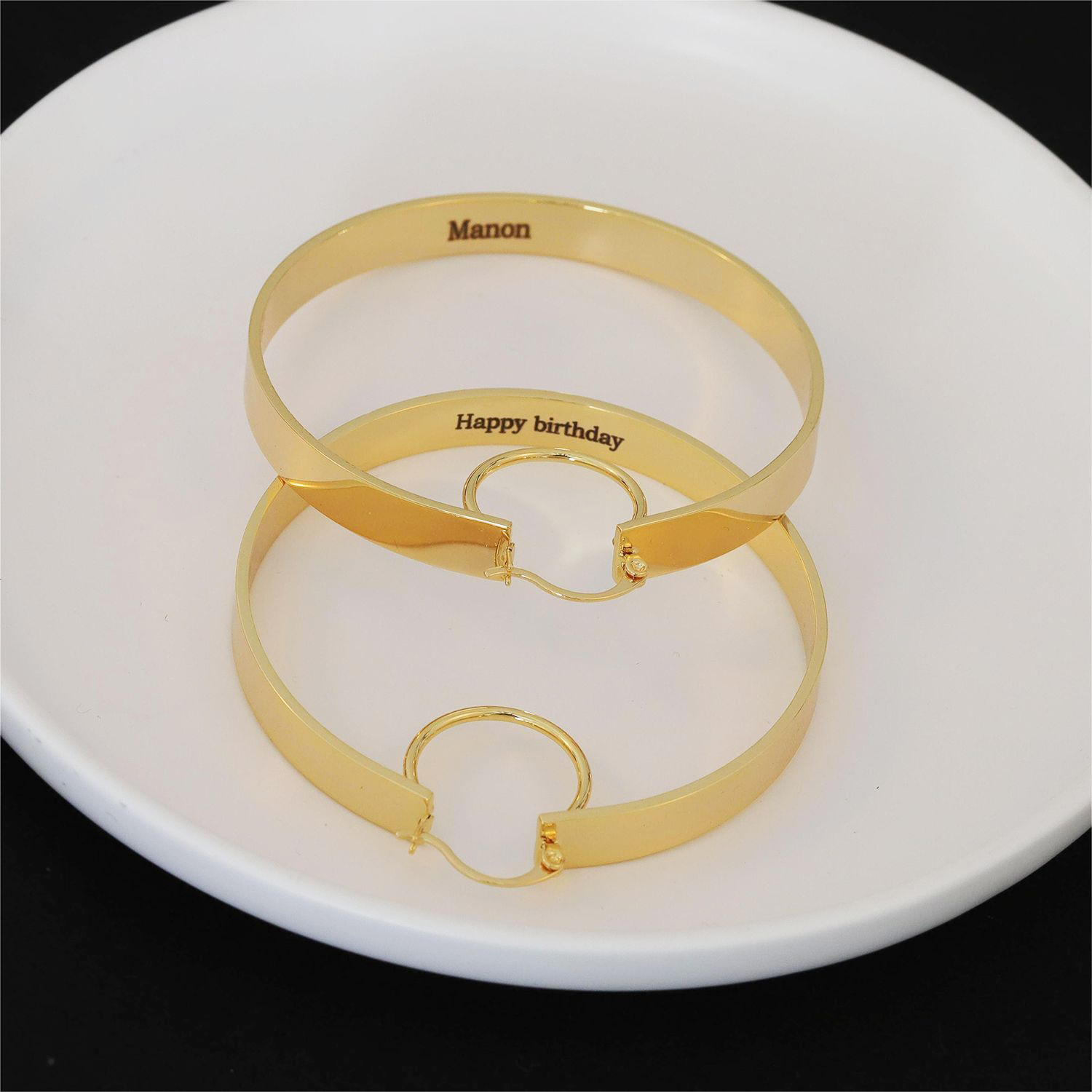 女性と女の子のためのパーソナライズされたイヤリング,ステンレ - Women Accessories Name のレビューと価格