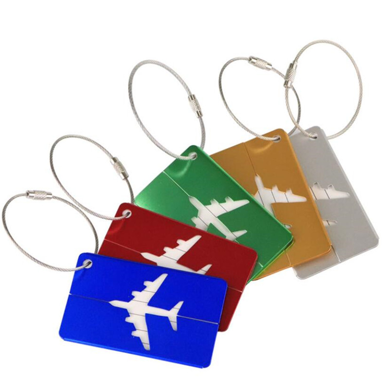 新しいファッション荷物タグアルミ合金女性男性旅行荷物スーツケ - Women Accessories Name のレビューと価格