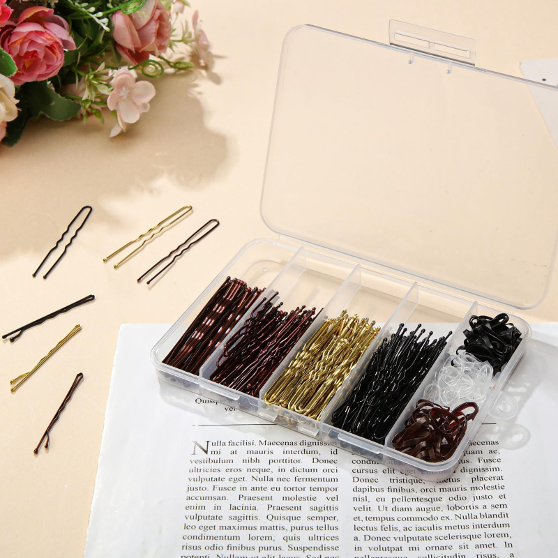 1箱480個入りヘアスタイリングアクセサリーキット U字型ヘ - Women Accessories Holder のレビューと価格