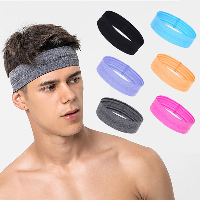 ファッション夏のスポーツヘッドバンド男性用ノンスリップシリコ - Women'S Yoga Accessories のレビューと価格