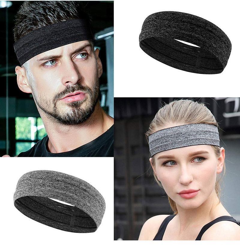 ファッション夏のスポーツヘッドバンド男性用ノンスリップシリコ - Women'S Yoga Accessories のレビューと価格