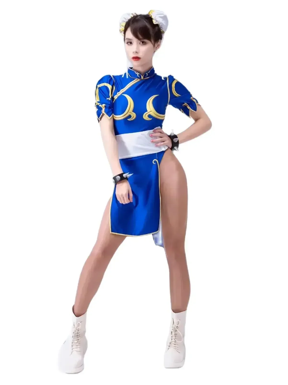 大人女性服ゲームファイターストリートファイターチュンリコスプ - Women'S Accessories Clothing のレビューと価格