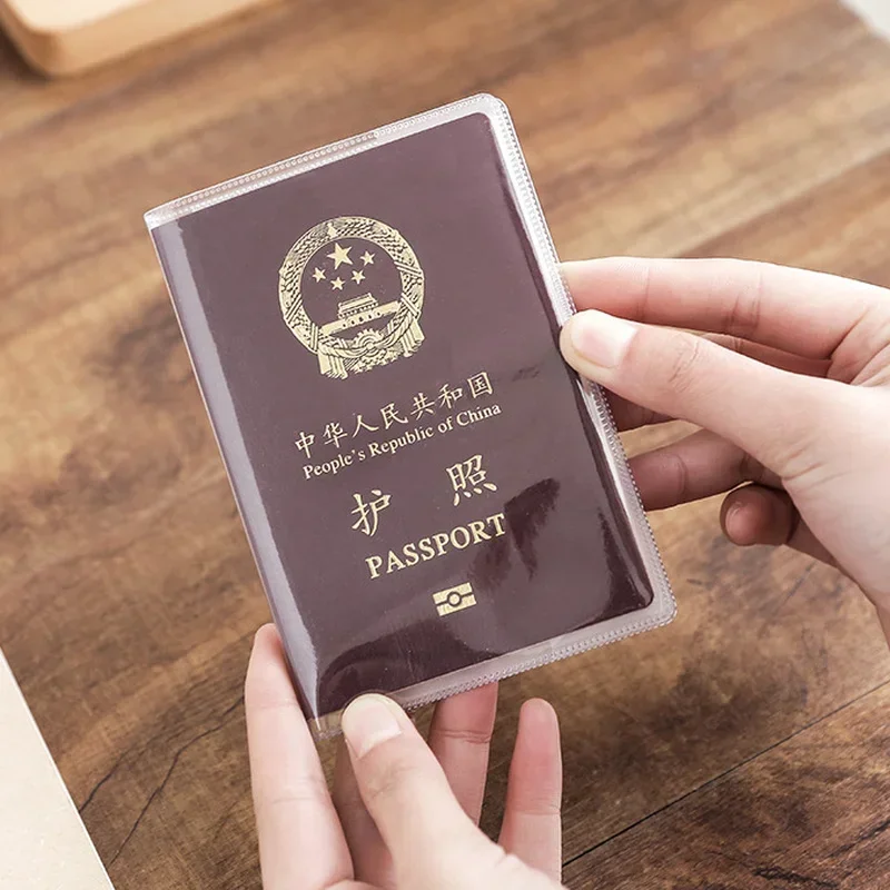 女性用の透明なPVCパスポートカバー,防水ウォレット,クレジ - Women'S Accessories Wallet のレビューと価格