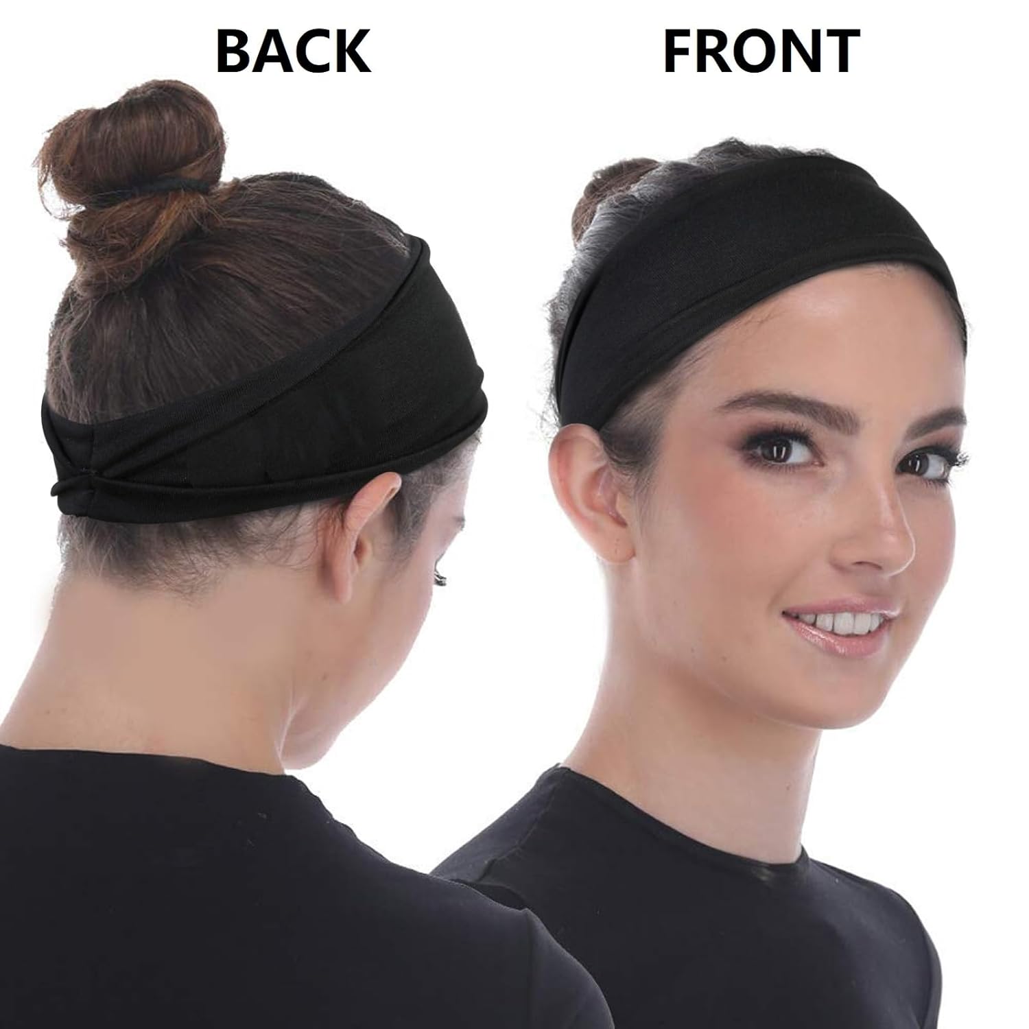女性用の伸縮性のあるソフトタッチヘッドバンド,制汗,ヘッドラ - Women'S Yoga Accessories のレビューと価格