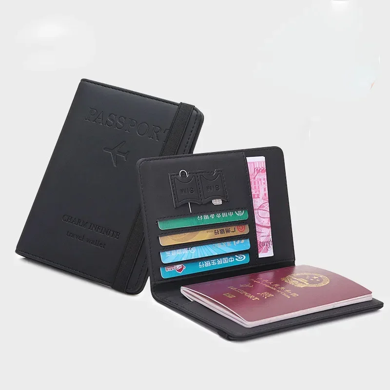 女性男性旅行パスポートホルダーカバーケース Pu レザークレ - Women'S Accessories Wallet のレビューと価格