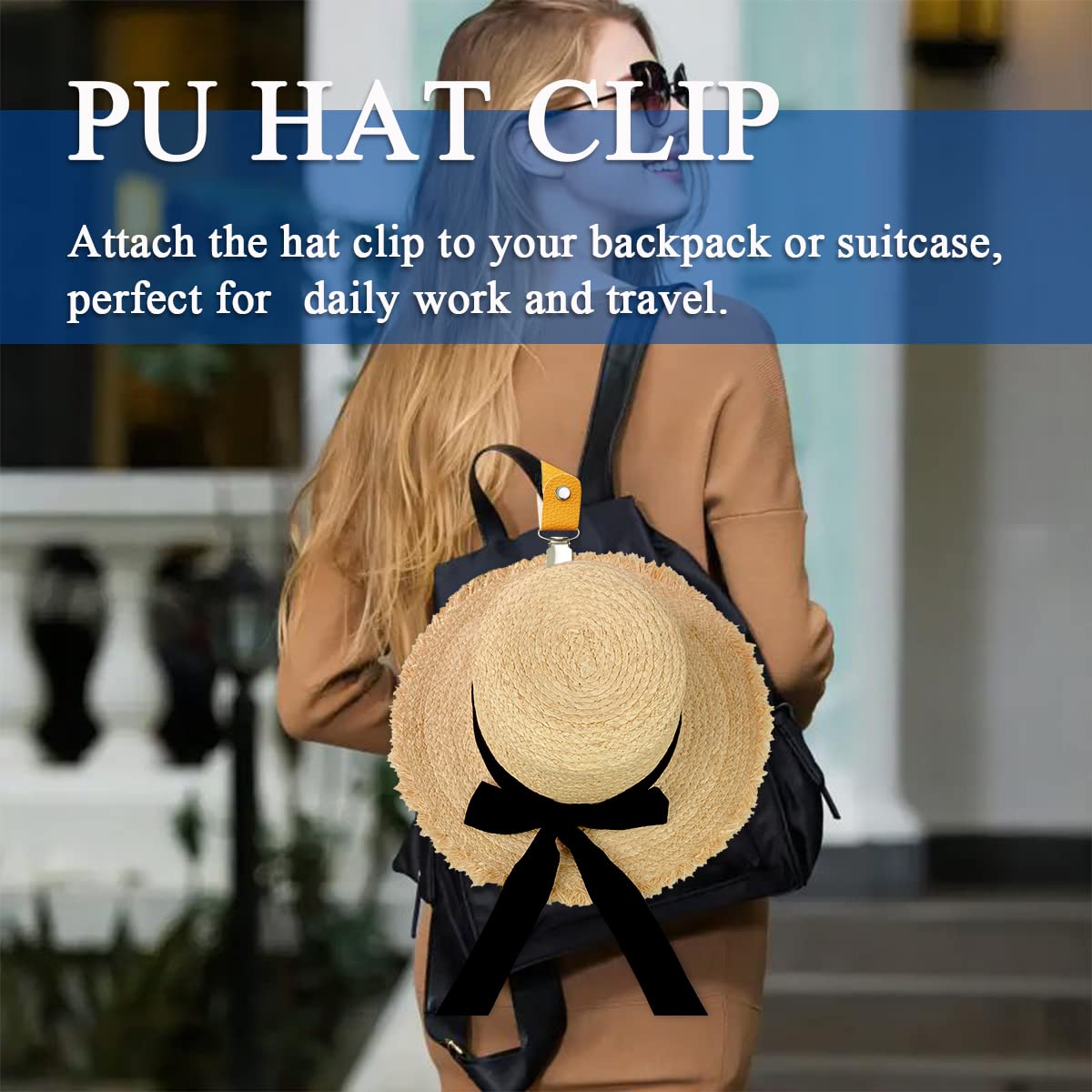PUレザー製ハットクリップ、旅行用バッグ、ハンドバッグ、バッ - Women Accessories Holder のレビューと価格